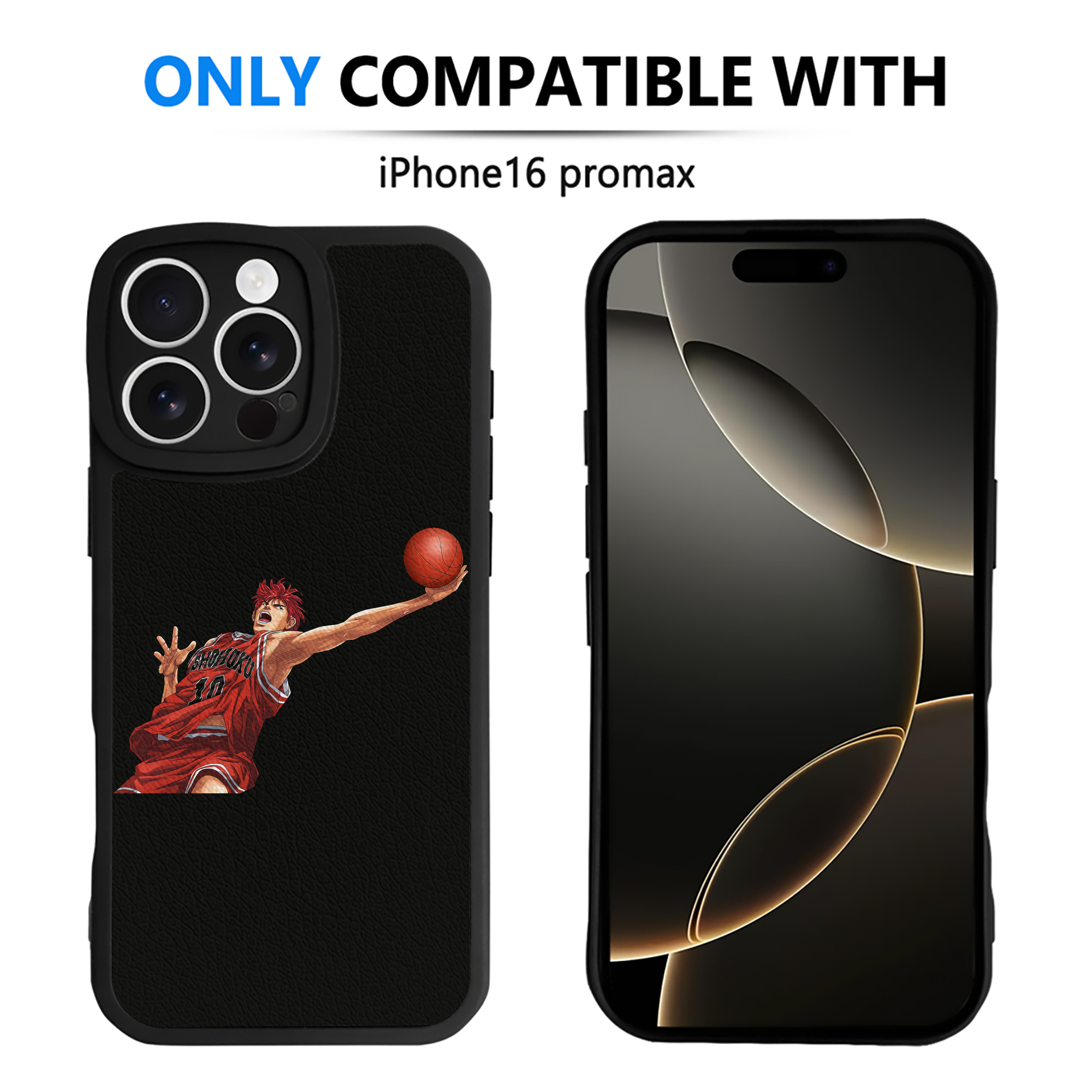 （画像用） SLAM DUNK／スラムダンク 【iPhone 16シリーズ対応】シリコンスマホケース（レザー調） 材質：シリコン